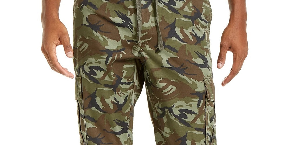 Calça de moletom híbrida masculina Whitford da Sun + Stone, verde, tamanho 36x32