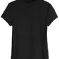 Camiseta canelada Epic Threads Big Girls, preta, tamanho pequeno