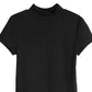 Camiseta canelada Epic Threads Big Girls, preta, tamanho pequeno