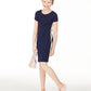 Vestido justo com listras laterais Epic Threads Big Girl, preto, tamanho grande