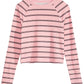 Top listrado Epic Threads Big Girls rosa tamanho médio
