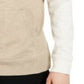Moletom com capuz masculino Sun + Stone Colorblocked, bege, tamanho pequeno