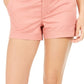 Shorts chino femininos Style &amp; Co, laranja, tamanho 8