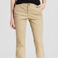 Calça Chino Bootcut de Algodão Feminina Style &amp; Co Bege Tamanho 2