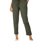 Calça utilitária com punho e fecho pull-on feminina Style &amp; Co, verde, tamanho 10