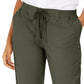 Calça utilitária com punho e fecho pull-on feminina Style &amp; Co, verde, tamanho 10