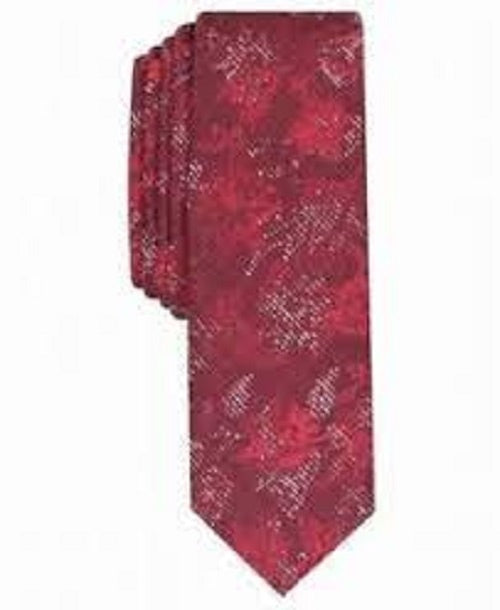 Gravata floral Shaw masculina INC International Concepts vermelha tamanho regular
