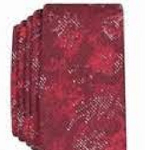 Gravata floral Shaw masculina INC International Concepts vermelha tamanho regular
