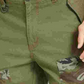 Shorts chino camuflados masculinos Sun + Stone, verde, tamanho 29