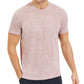 Camiseta masculina com bolso mesclado Sun + Stone, vermelha, tamanho grande