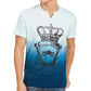 Camiseta gráfica masculina com estampa da coroa de Sydney da INC International Concepts, branca, tamanho extragrande
