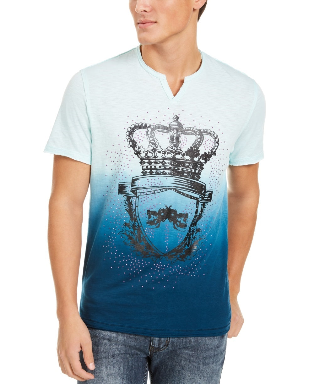 Camiseta gráfica masculina com estampa da coroa de Sydney da INC International Concepts, branca, tamanho extragrande