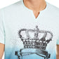 Camiseta gráfica masculina com estampa da coroa de Sydney da INC International Concepts, branca, tamanho extragrande