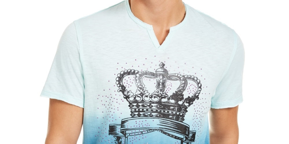 Camiseta gráfica masculina com estampa da coroa de Sydney da INC International Concepts, branca, tamanho extragrande