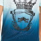 Camiseta gráfica masculina com estampa da coroa de Sydney da INC International Concepts, branca, tamanho extragrande
