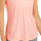 Camiseta regata feminina Believe Fitness Running da Ideology, rosa, tamanho pequeno