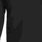 Camisa casual masculina Alfani de manga curta com ajuste clássico e zíper de um quarto, preta, tamanho XX-G