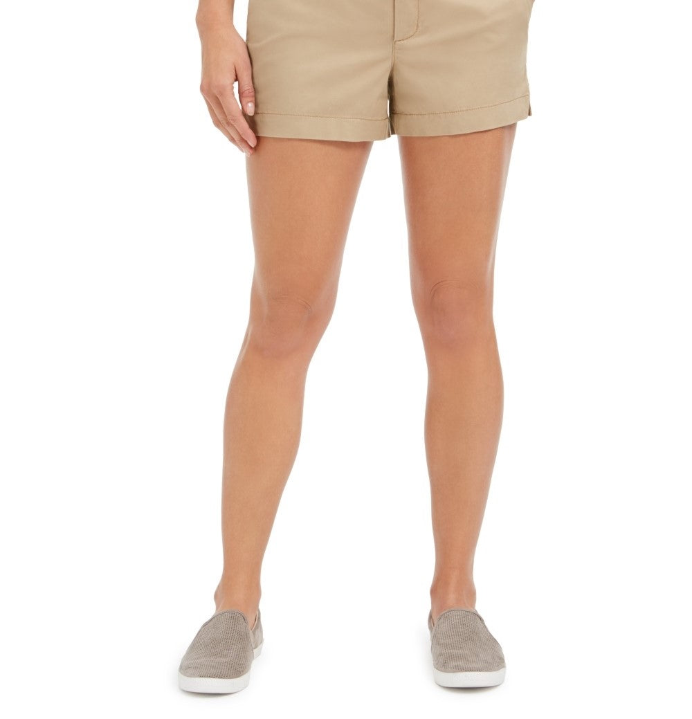 Shorts chino feminino Style &amp; Co marrom tamanho 8