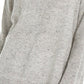 Suéter feminino com gola alta e manga comprida da INC International Concepts, cinza, tamanho XX-G