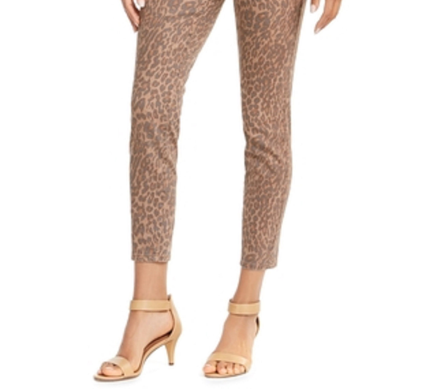 Calça jeans skinny feminina curvilínea estampada estilo &amp; co, Rustcopper, tamanho 10