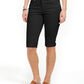 Shorts jeans skinny com punho feminino Style &amp; Co, preto, tamanho 6