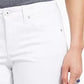 Shorts jeans skinny com punho feminino Style &amp; Co, branco, tamanho 6