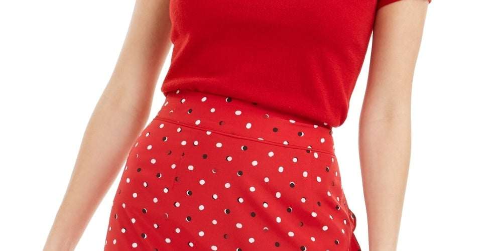 Blusa feminina Maison Jules com gola contrastante e renda, tamanho XS
