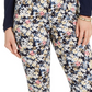 Calça jeans feminina Bristol skinny com estampa floral Charter Club, azul, tamanho 10, pequena