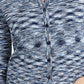 Cardigan feminino com botões tingidos no espaço, azul, tamanho extragrande, da Charter Club