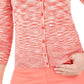 Cardigan feminino com botões tingidos no espaço, rosa, tamanho extragrande, Charter Club