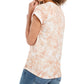 Camiseta feminina com estampa gráfica e medalhão Style &amp; Co, vermelha, tamanho grande