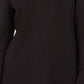 Charter Club Blusa Feminina Gola Alta Preta Tamanho XS