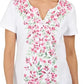 Blusa feminina Karen Scott com estampa floral rosa tamanho pequeno pequeno