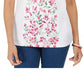Blusa feminina Karen Scott com estampa floral rosa tamanho pequeno pequeno
