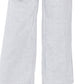 Calça cropped listrada de linho feminina Style &amp; Co, azul marinho, tamanho pequeno