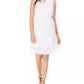 Vestido feminino de algodão texturizado Style &amp; Co, branco, tamanho X-Large