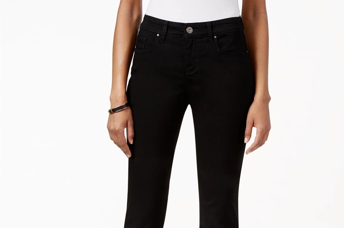 Jeans Skinny Curvy Feminino Style &amp; Co Preto Tamanho 8