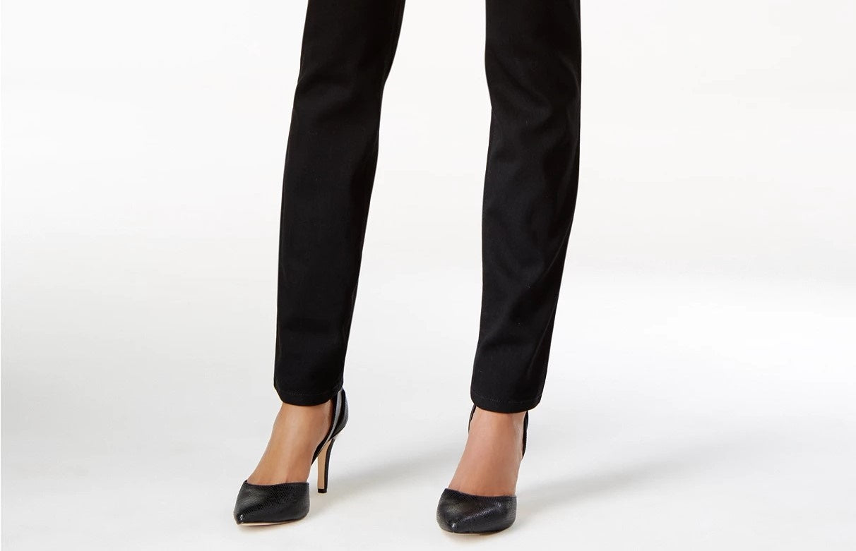 Jeans Skinny Curvy Feminino Style &amp; Co Preto Tamanho 8