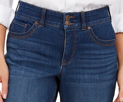 Jeans Skinny Curvy Feminino Style &amp; Co Azul Tamanho 6