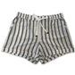 Shorts listrados femininos Style &amp; Co, branco, tamanho grande