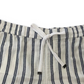 Shorts listrados femininos Style &amp; Co, branco, tamanho grande