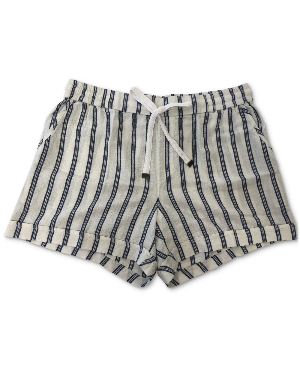 Shorts listrados femininos Style &amp; Co, branco, tamanho X-Large