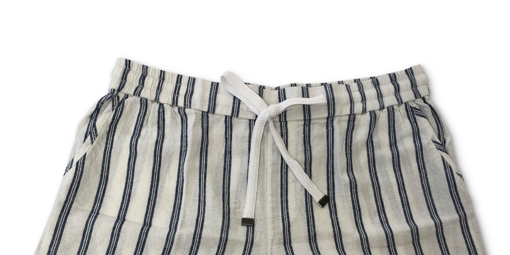 Shorts listrados femininos Style &amp; Co, branco, tamanho X-Large