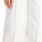 Calça culotte feminina INC International Concepts com amarração na cintura, branca, tamanho 6