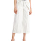 Calça culotte feminina INC International Concepts com amarração na cintura, branca, tamanho 2
