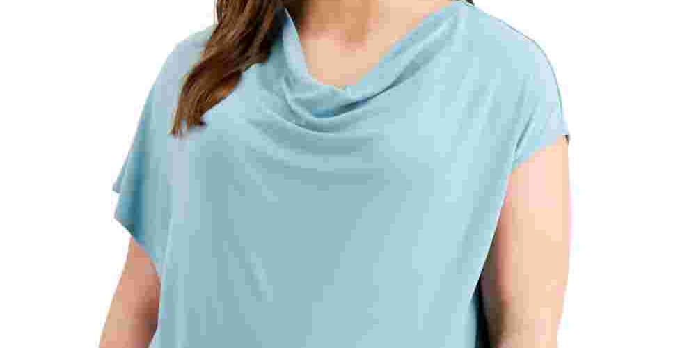 Blusa Alfani Feminina Plus Solid Stretch Verde Tamanho 3X