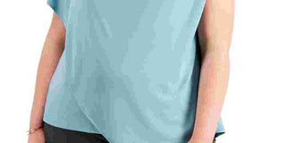 Blusa Alfani Feminina Plus Solid Stretch Verde Tamanho 3X