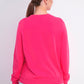 Cardigan feminino com ponto pavão Charter Club rosa escuro, tamanho pequeno