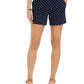 Shorts chino feminino Style &amp; Co, azul marinho, tamanho 12, pequeno