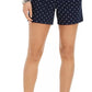 Shorts chino feminino Style &amp; Co, azul marinho, tamanho 12, pequeno